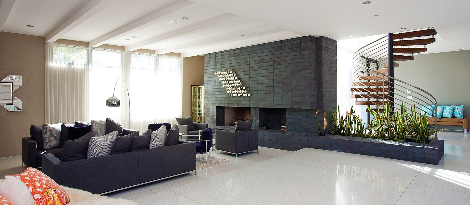 Interior living room modern classic style with furniture