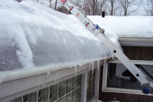 roof leaking from eaves