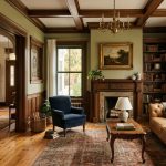 Victorian home interior in Attleboro MA with original woodwork and modern energy-efficient upgrades